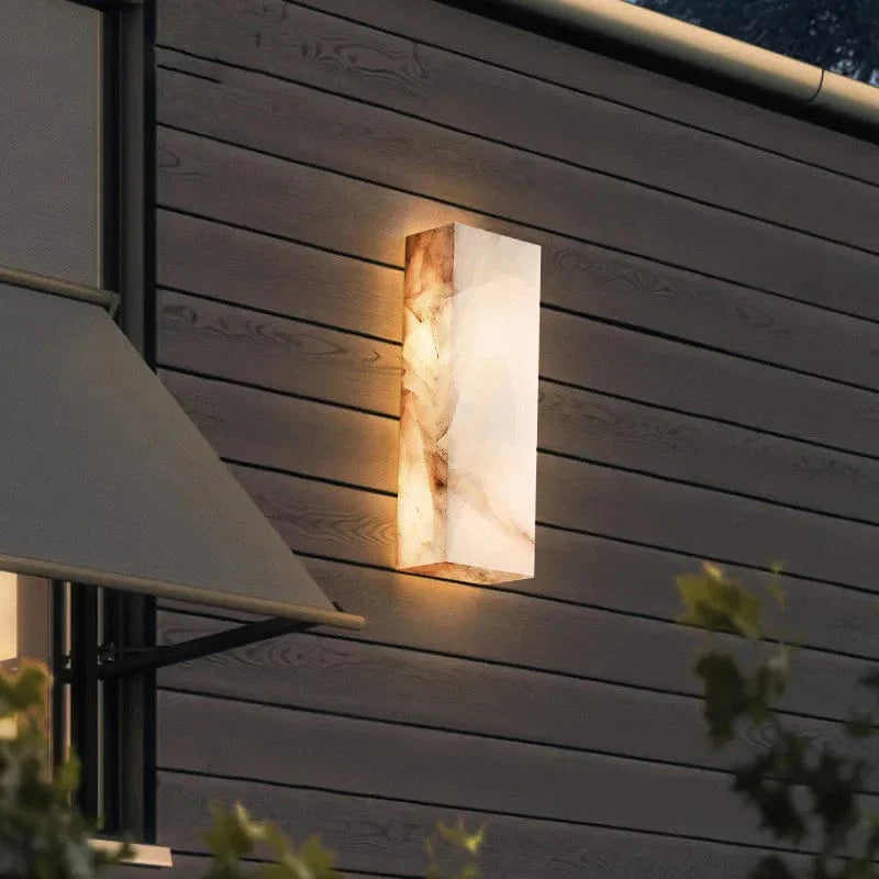 Marble Outdoor Wall Light