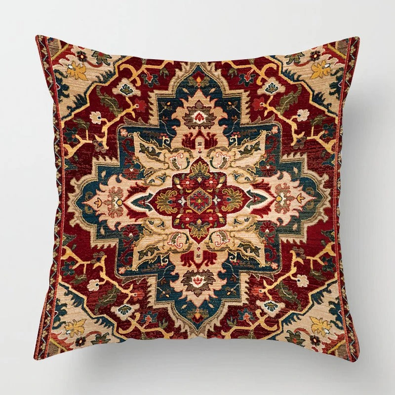 Moroccan Ethnic Pattern Cushion Cover – Exquisite Home Decor for Every Room