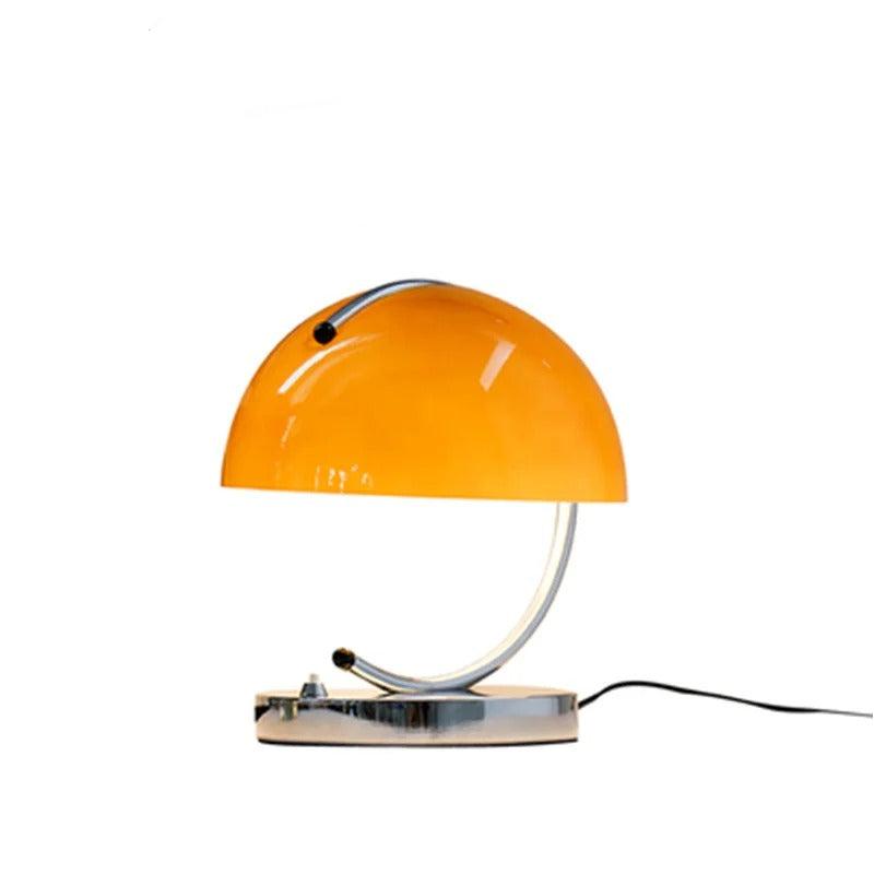 Danish Design Glass Desk Lamp - Modern Mushroom Shaped Lighting