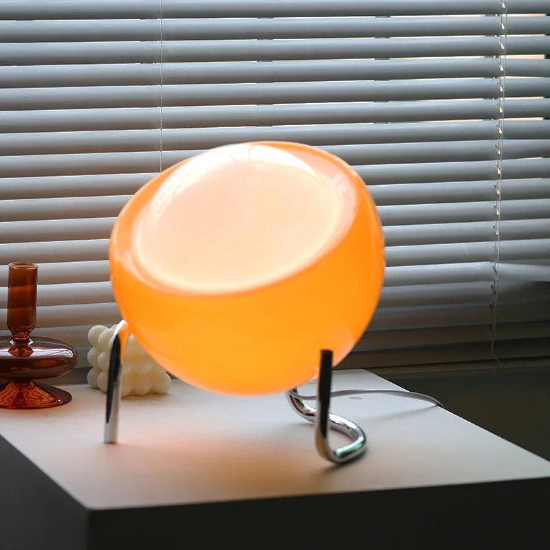 Bauhaus Planet Skleněná Stolní Lampa - Kreativní Osvětlení pro Ložnici a Kancelář