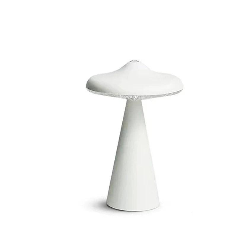 Lampe de table à LED en forme de champignon - Toucher à intensité variable par USB