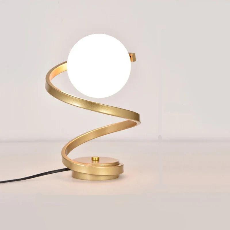 Lâmpada de Mesa LED Nórdica - Elegância Retro para o Seu Interior | Candeeiro de cabeceira