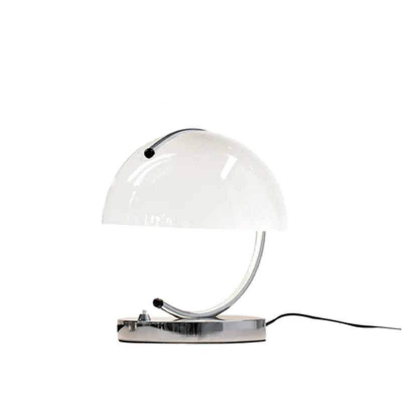 Danish Design Glass Desk Lamp - Modern Mushroom Shaped Lighting