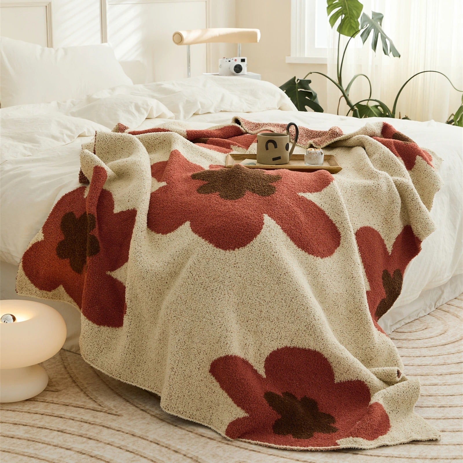 Super Soft Cozy Floral Blanket – Your Ultimate Comfort Companion!