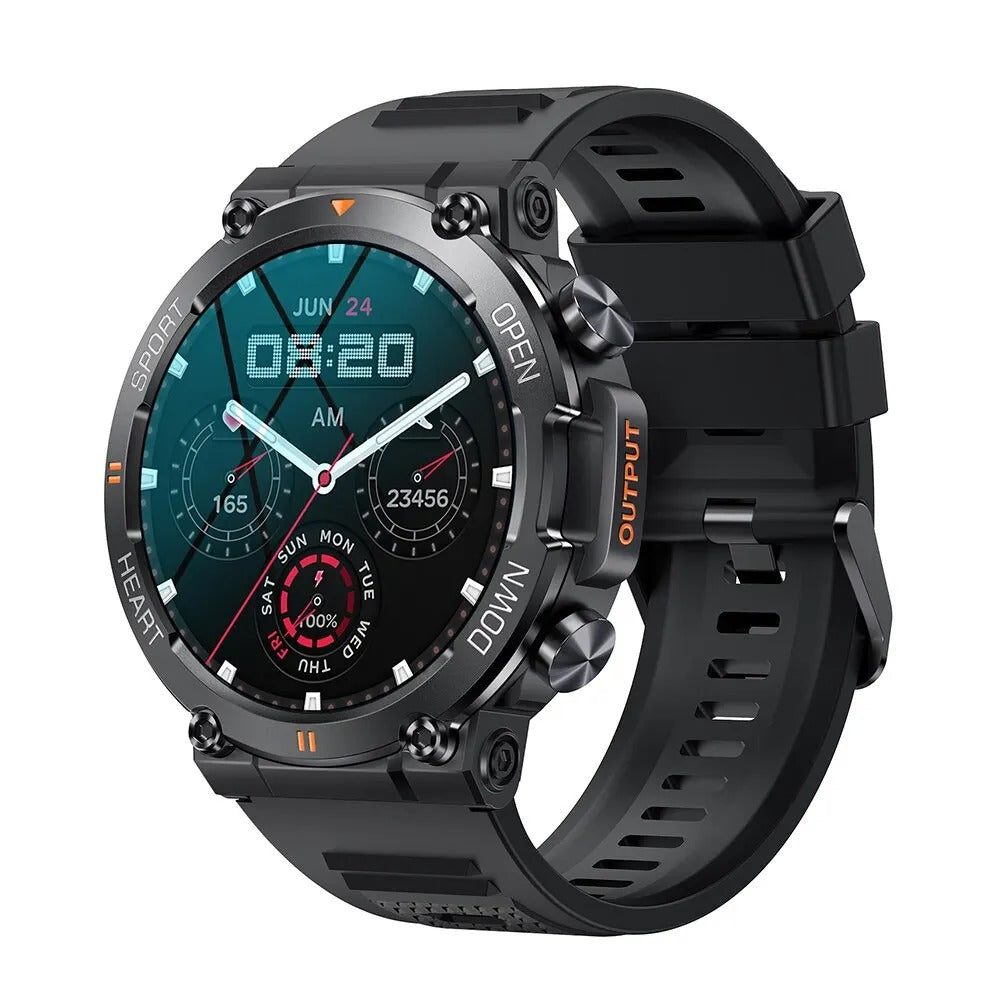 Reloj inteligente táctico indestructible: relojes Titan duraderos y con batería de larga duración para hombres