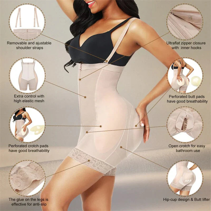 BodyShaper™ Shapewear - use um vestido de costas abertas ou decote baixo