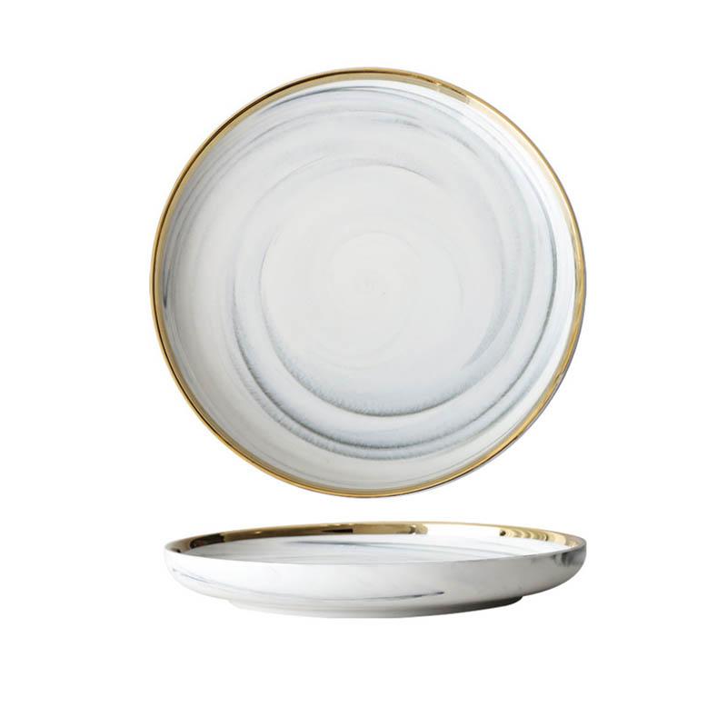 Cataya White Marble Plates