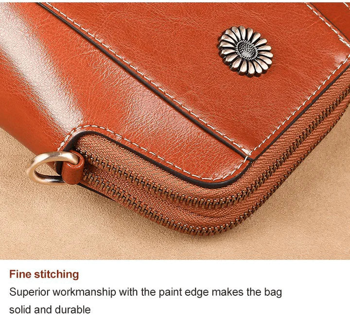 Retro Crossbody Leather Bag™ | Stylish shoulder bag