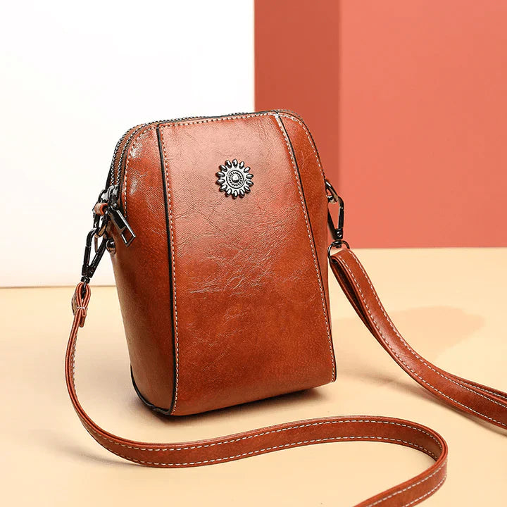 Retro Crossbody Leather Bag™ | Stylish shoulder bag