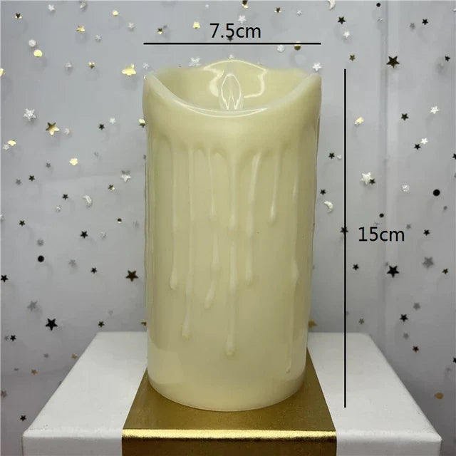 Flameless Block Candles