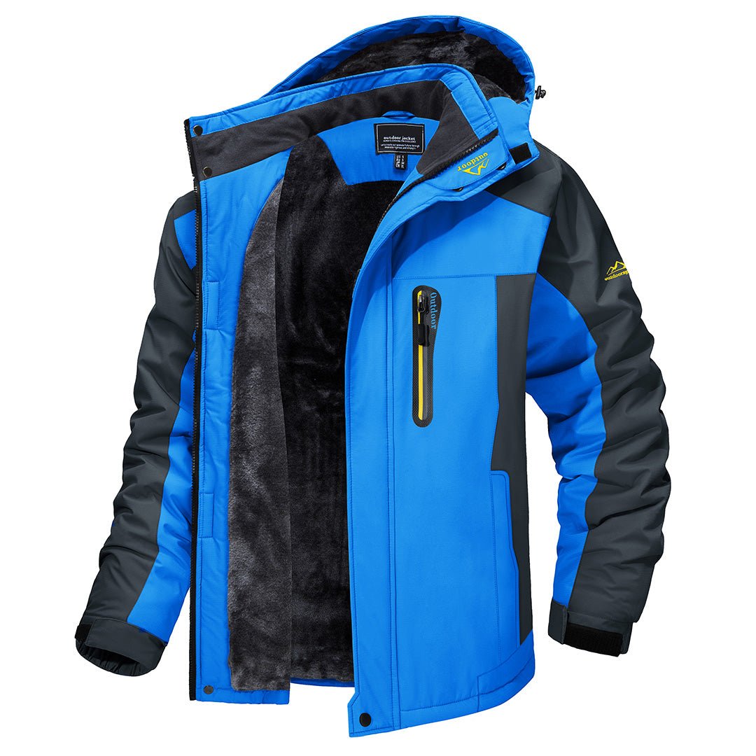 Elowin - Windbreaker og vandtæt jakke: Outdoor Warm Coat