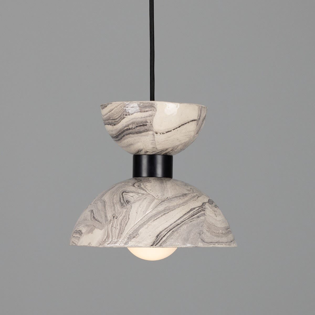 Nakaii Marbled Ceramic Pendant Light 20cm