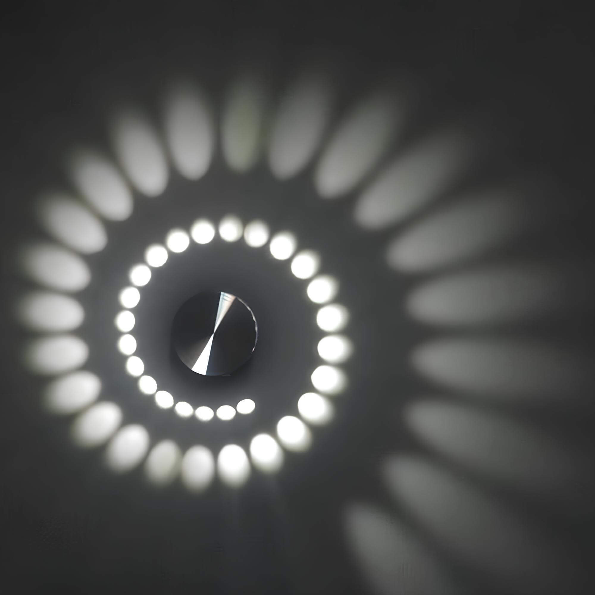 Spiral LED-taklampe – energieffektiv moderne design