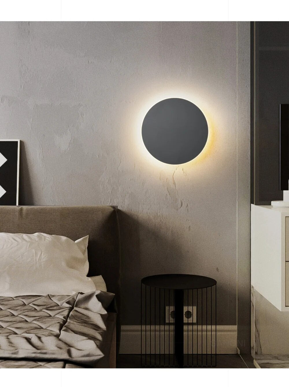 Sleeksphere - Lampada da parete a LED rotonda