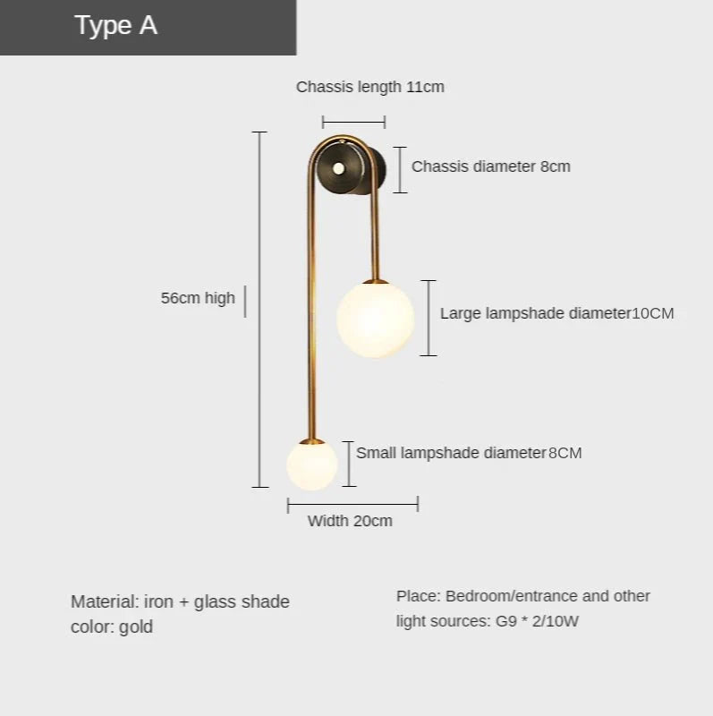 Neper Wall Light