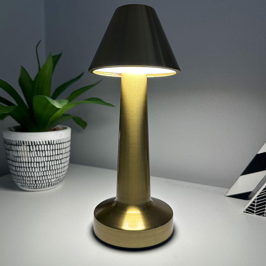 Lampe de table sans fil moderne oblique Ambient