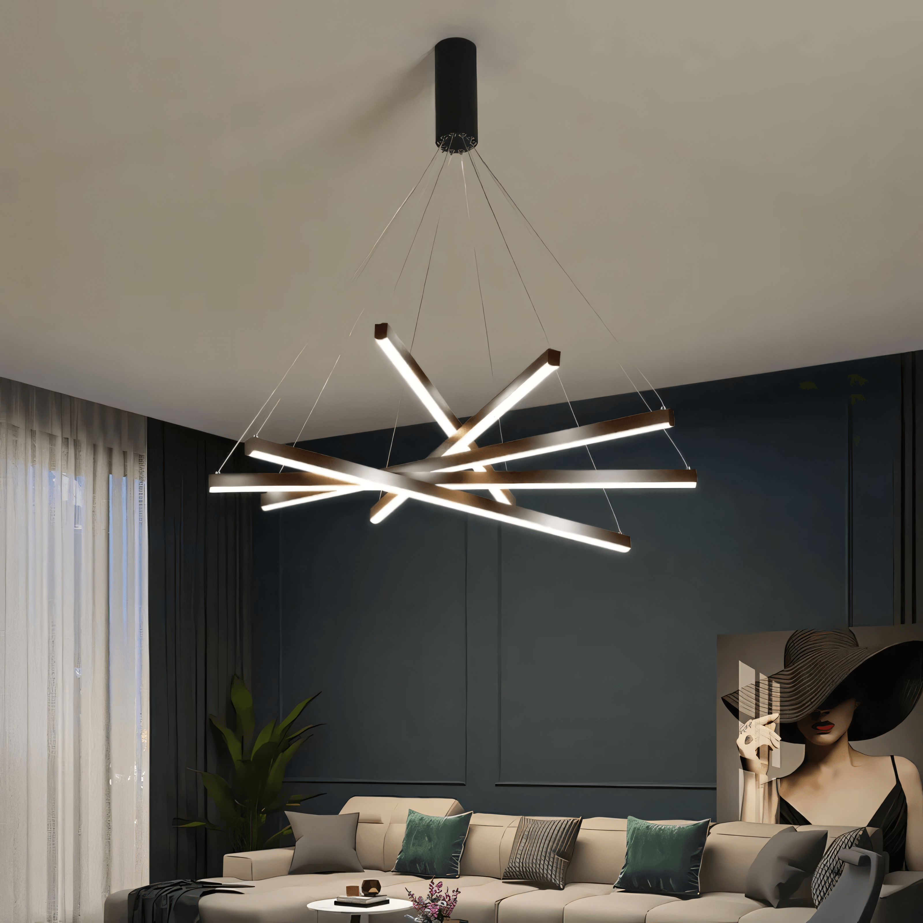 Nicodoz | Nested Bar Chandelier