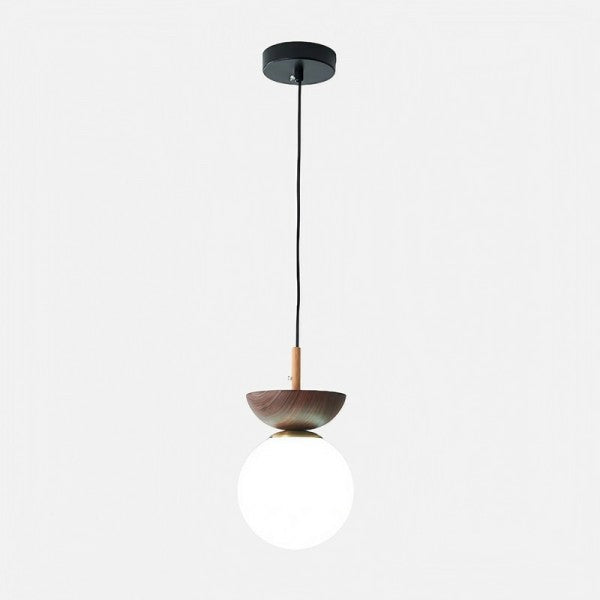 Nordic hanglamp gemaakt van halfhout