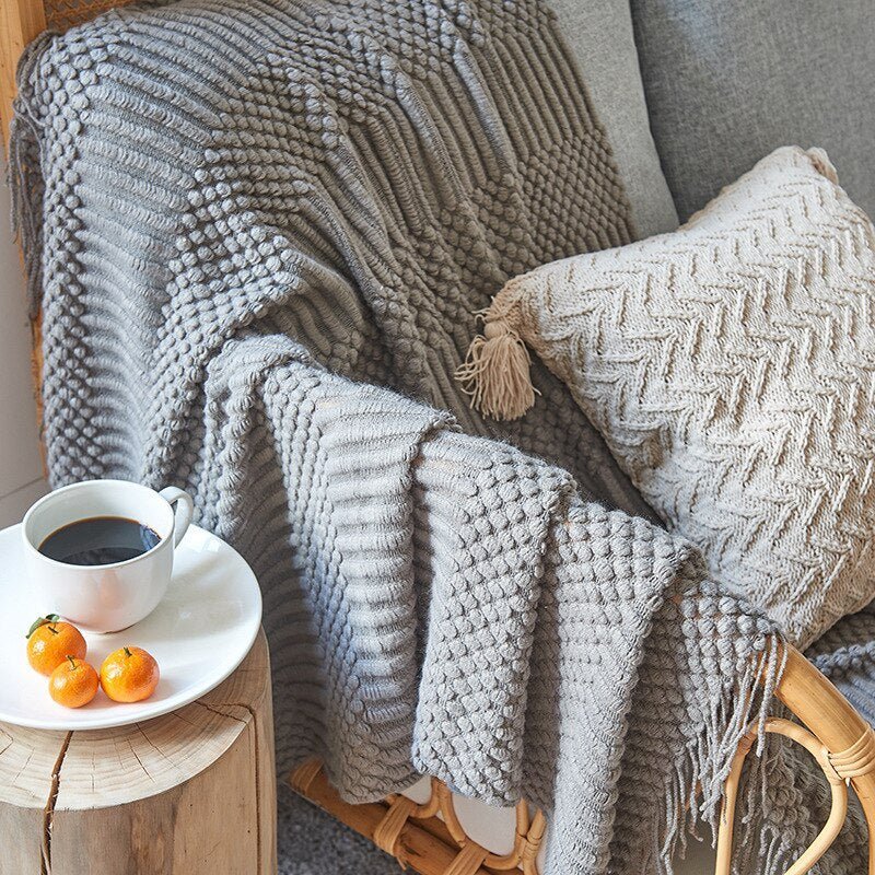 Taavita Style Sofa Strickdecke