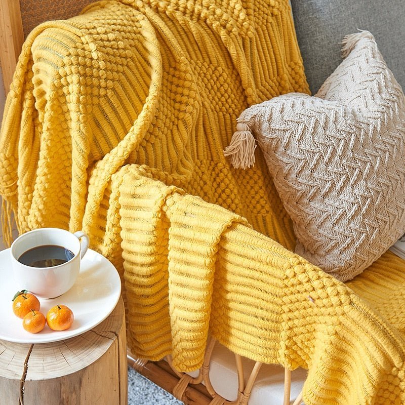 Taavita Style Sofa Knitted Blanket