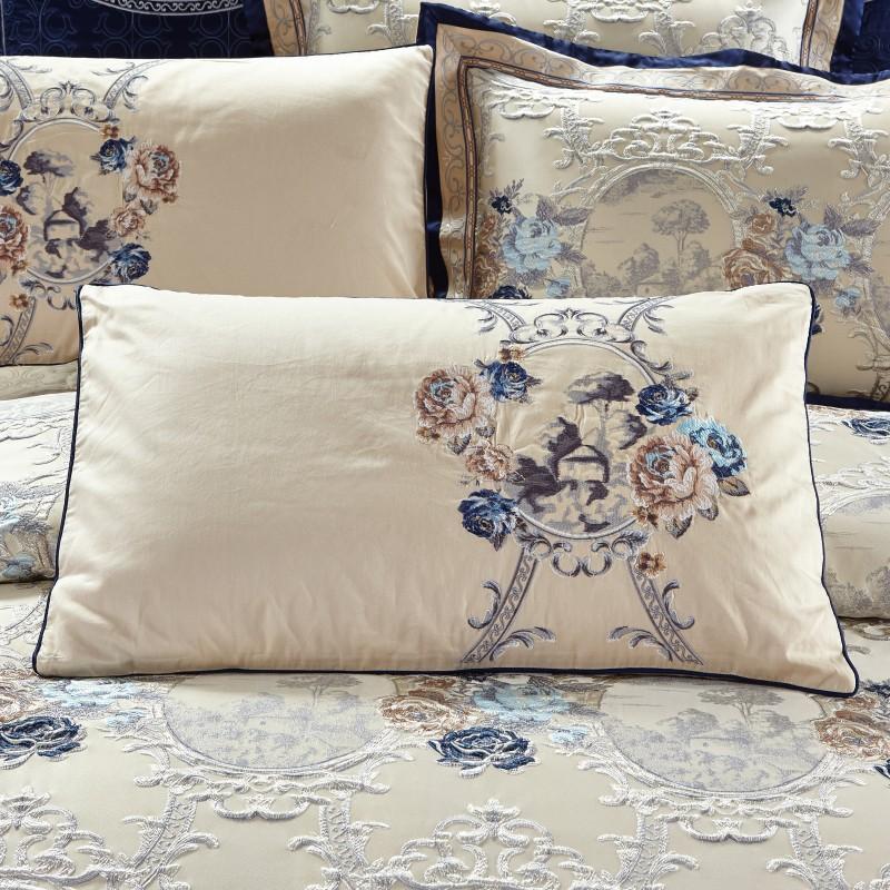 Set de lenjerie de pat de lux Jacquard Oriental (600 TC)