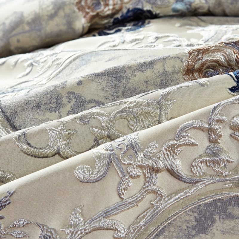 Conjunto de Roupa de Cama de Luxo Jacquard Oriental (600 TC)