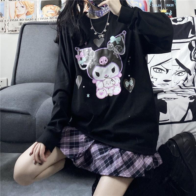 Pull ras du cou pastel goth Kuromi