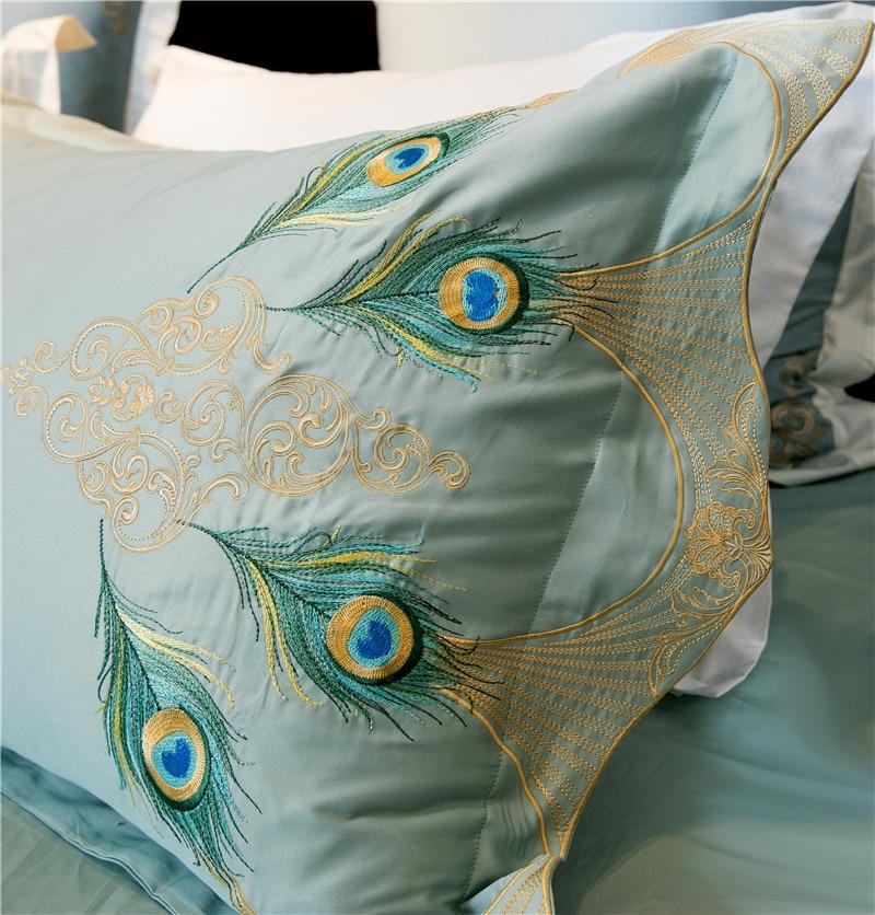 Peacock Duvet Cover Set (Egyptian Cotton, 600 TC)