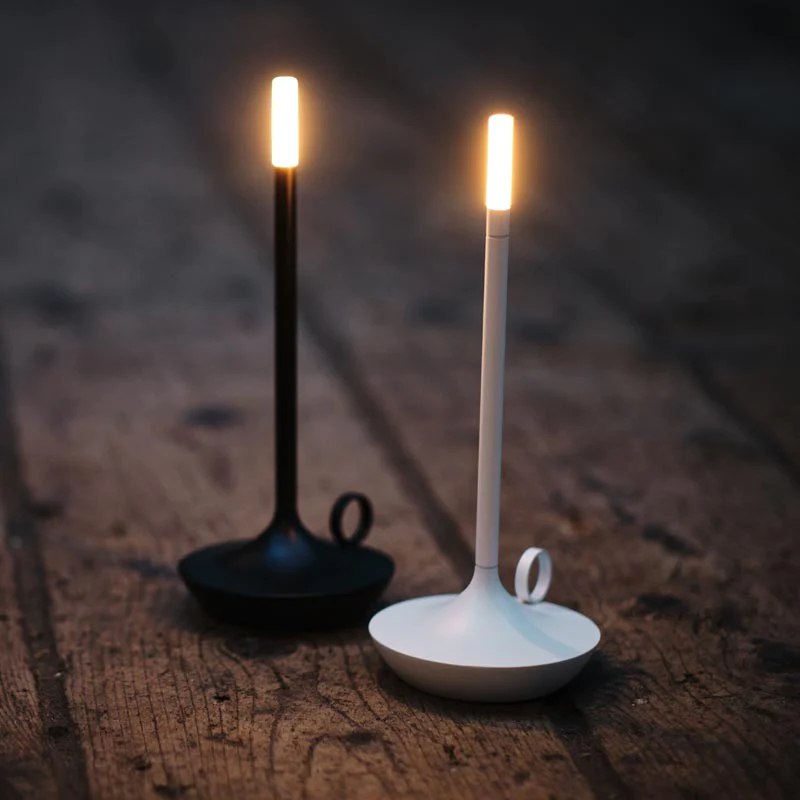 Nordic Candle Holder Light – Minimalistische skandinavische Tischlampe