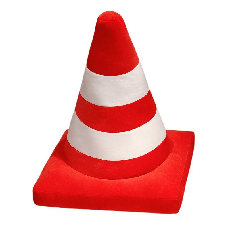 Plush 'Traffic Cone' Cosy Cushion