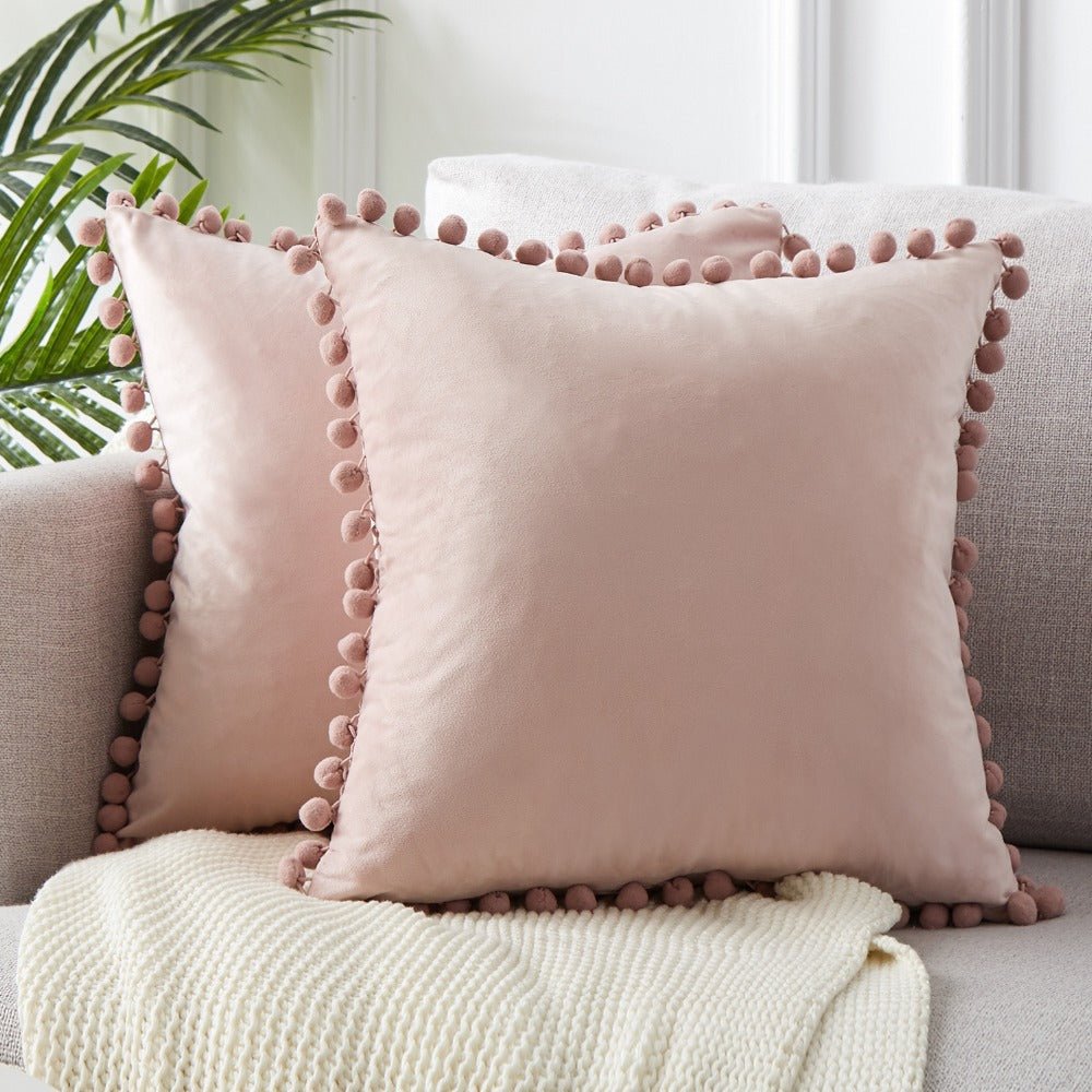 Pom Pom Cushion Covers