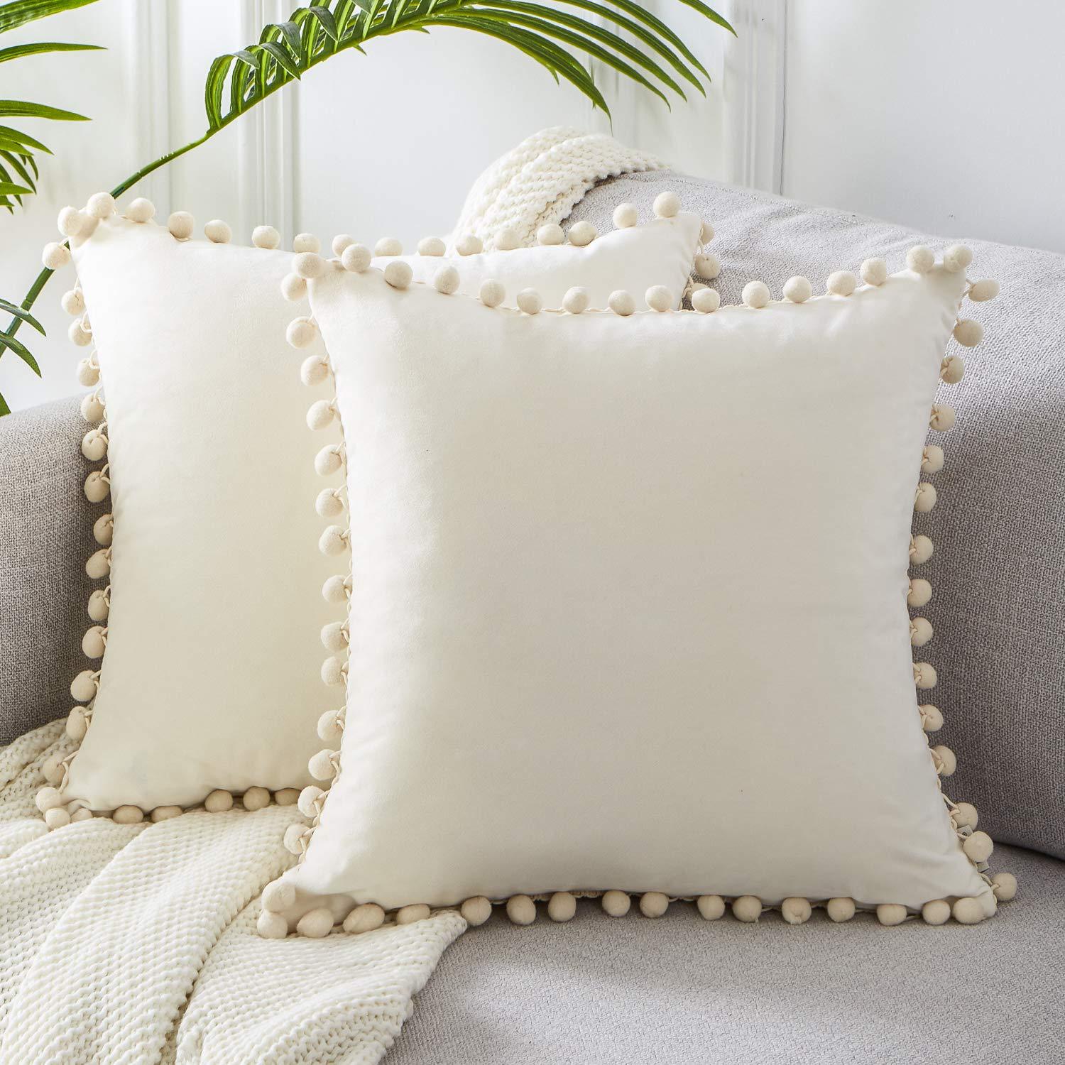 Pom Pom Cushion Covers