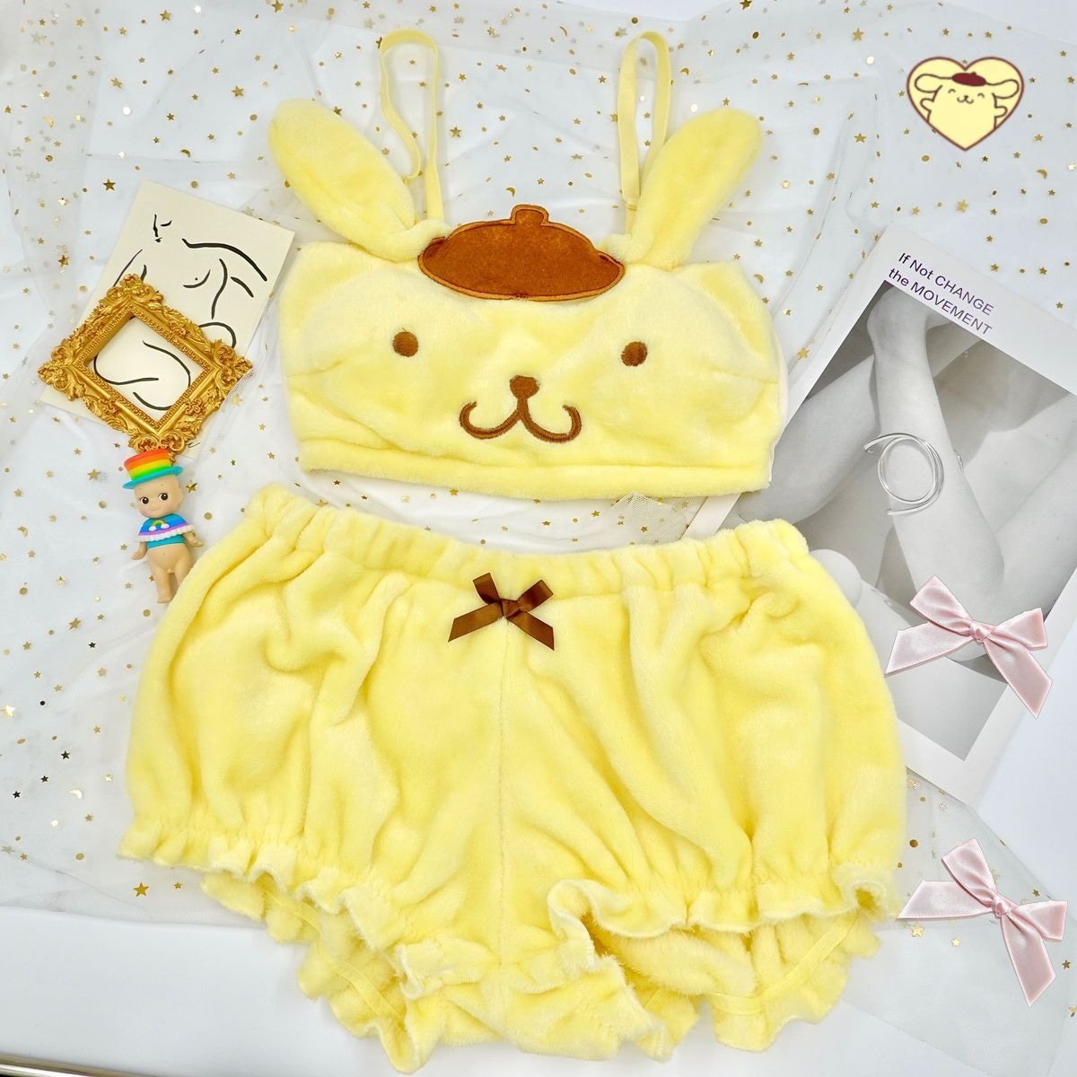 Pudding Dog Lingerie Set