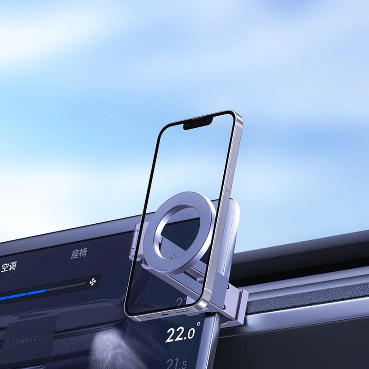 Portable Magnetic Phone Holder for On-the-Go