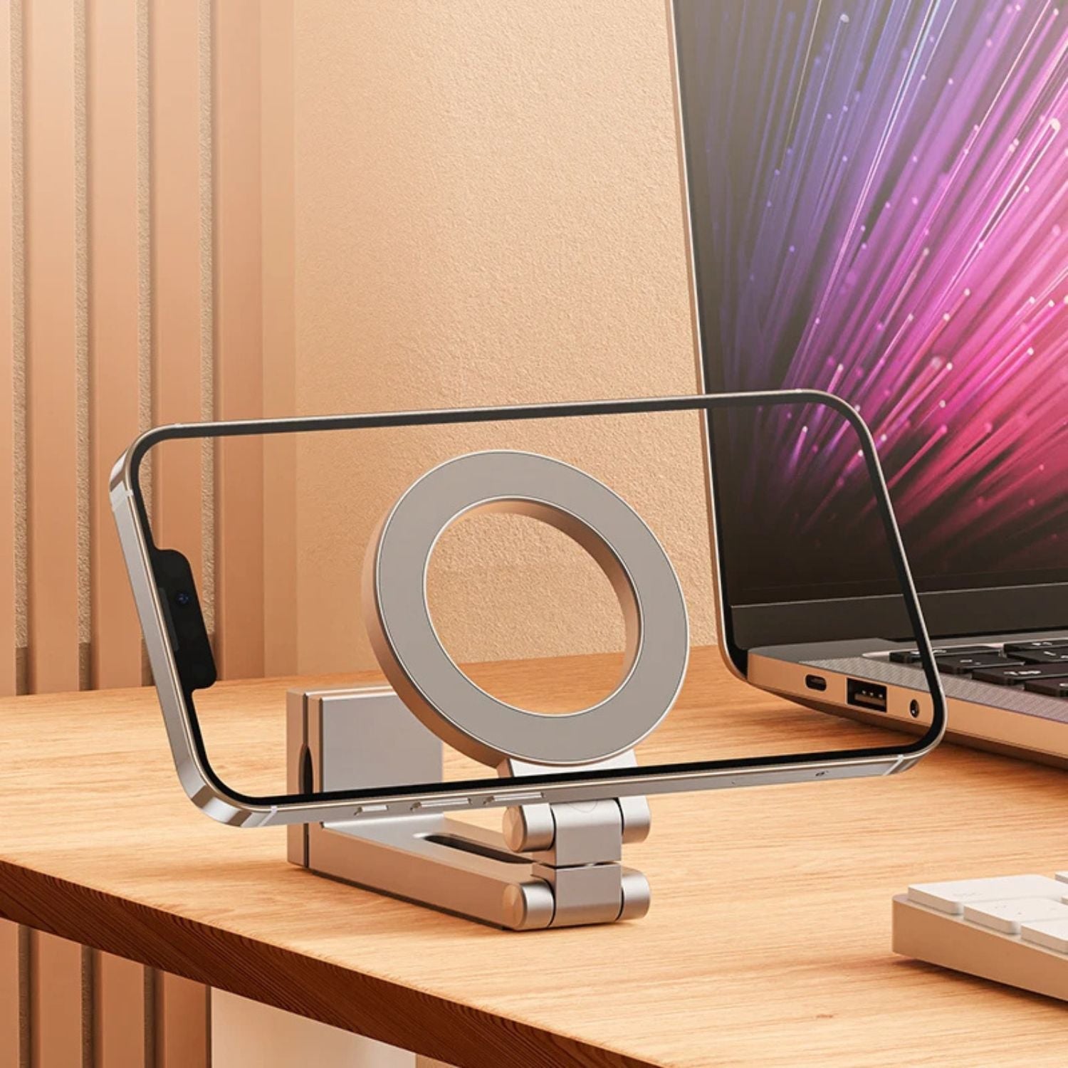 Portable Magnetic Phone Holder for On-the-Go