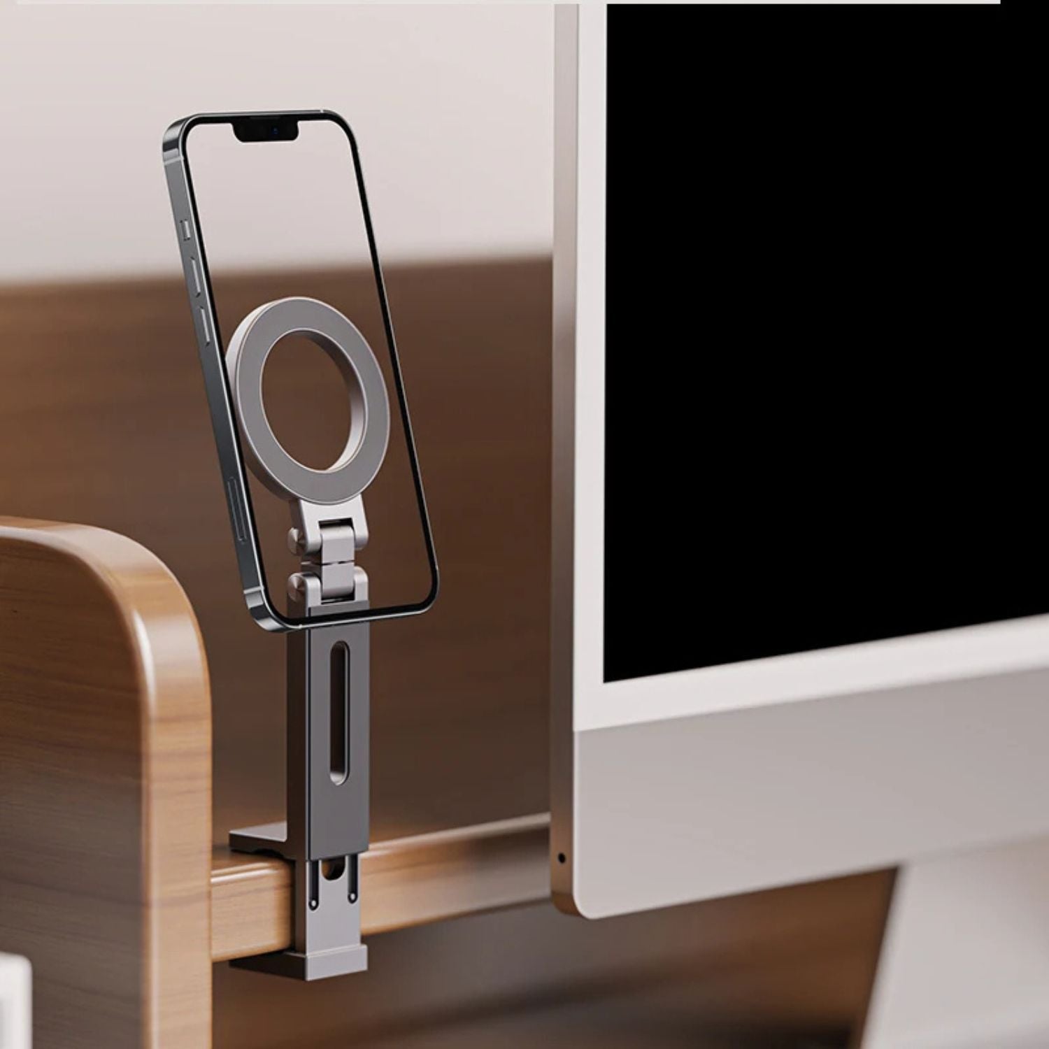 Portable Magnetic Phone Holder for On-the-Go