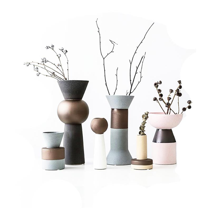 Natural Stone Texture Vases