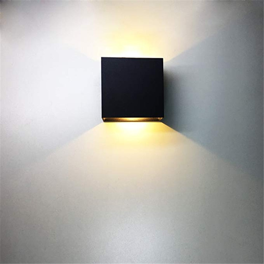 Metal Cube Led Wall Light