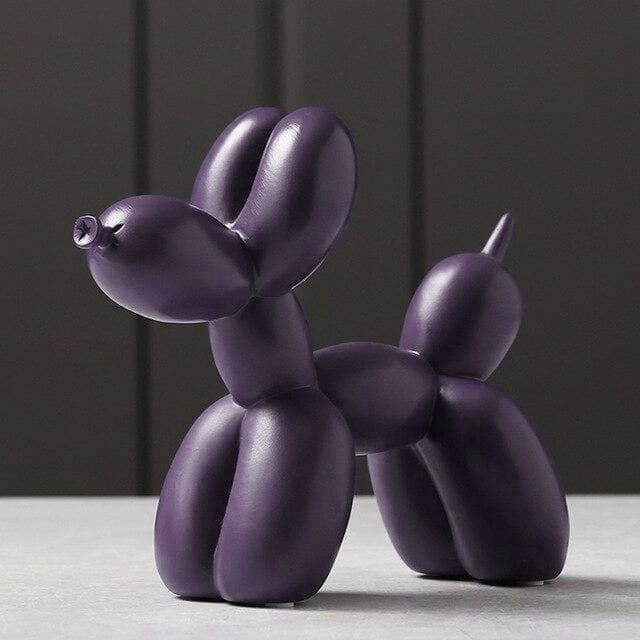 Sculpture de chien en ballon - Résine artisanale