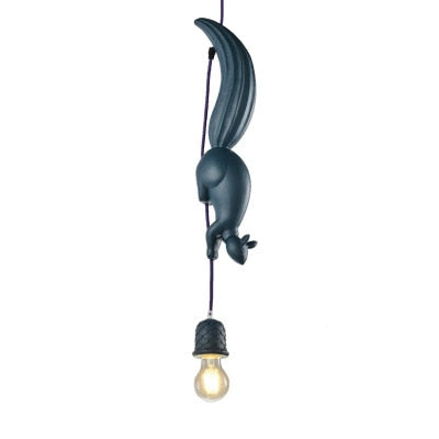 Nordic Resin Squirrel Pendant Lights