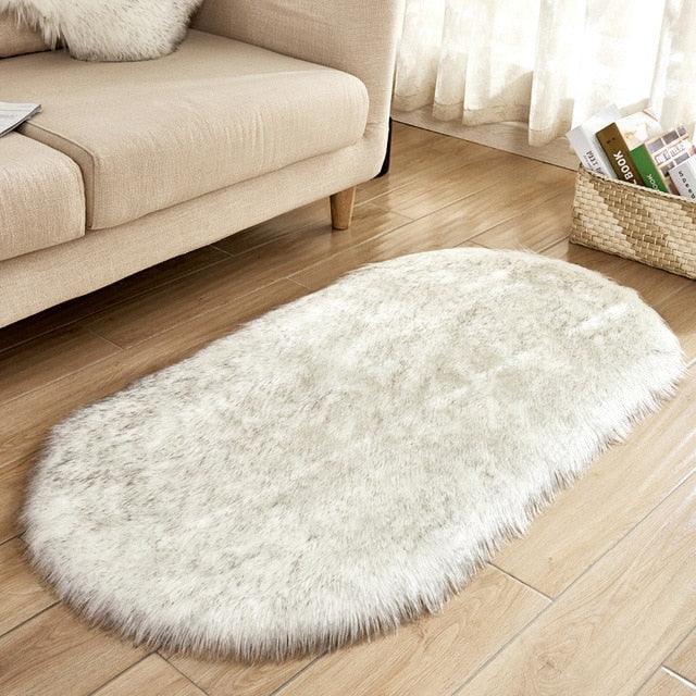 Deluxe Fine and Soft Faux Sheepskin Rug