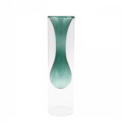 Farge Inlay Glass Vase