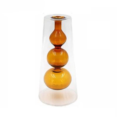 Farge Inlay Glass Vase