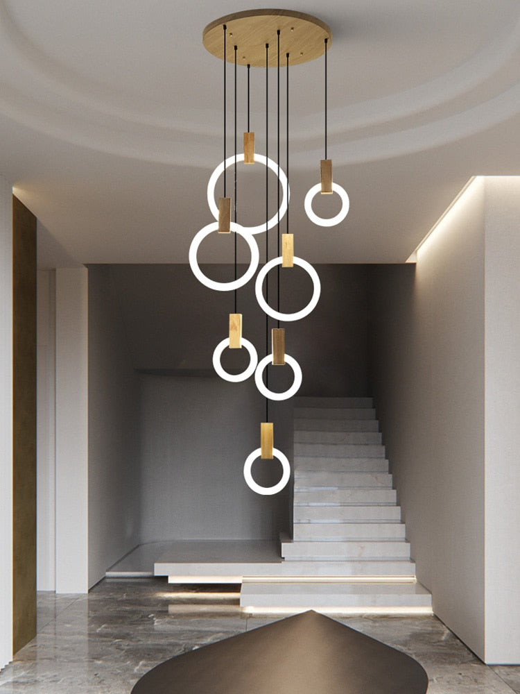 Kowa - Lampadario ad anello da soffitto