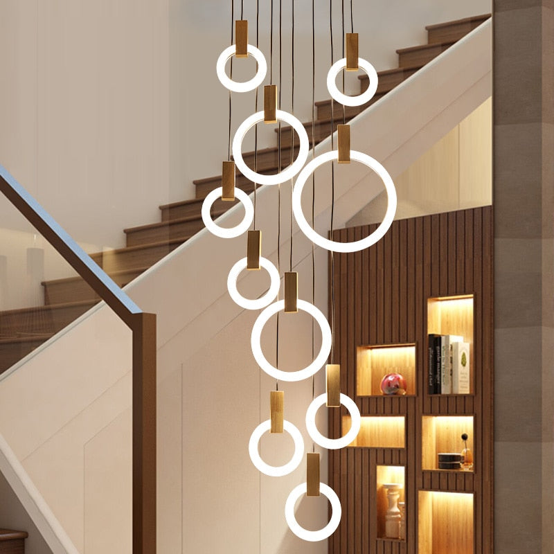 Kowa - Lampadario ad anello da soffitto