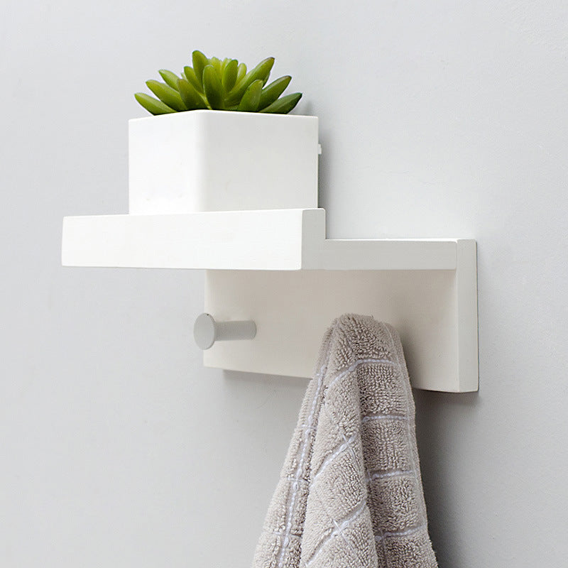 Cooper Wall Storage Shelf with Hooks