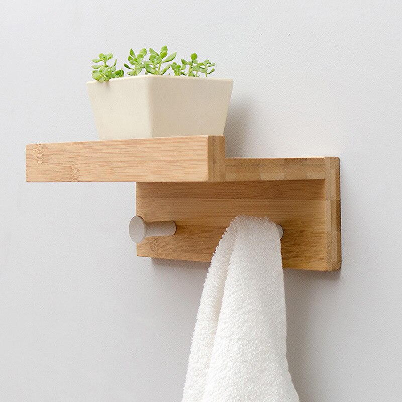 Cooper Wall Storage Shelf with Hooks