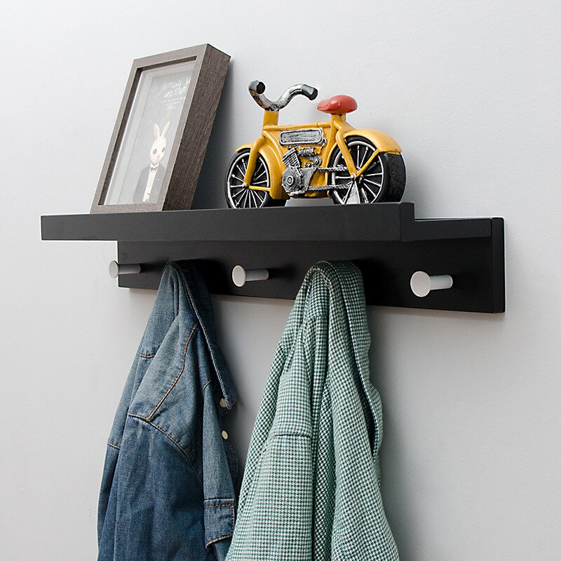 Cooper Wall Storage Shelf with Hooks