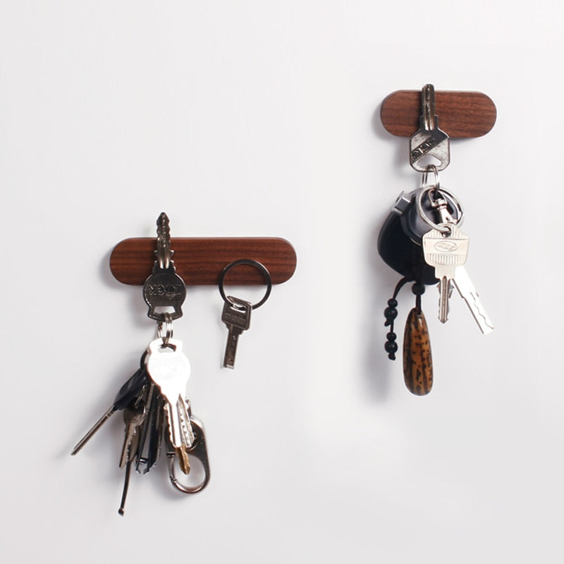 Taavita Magnetic Wooden Key Holder Wall Organizer