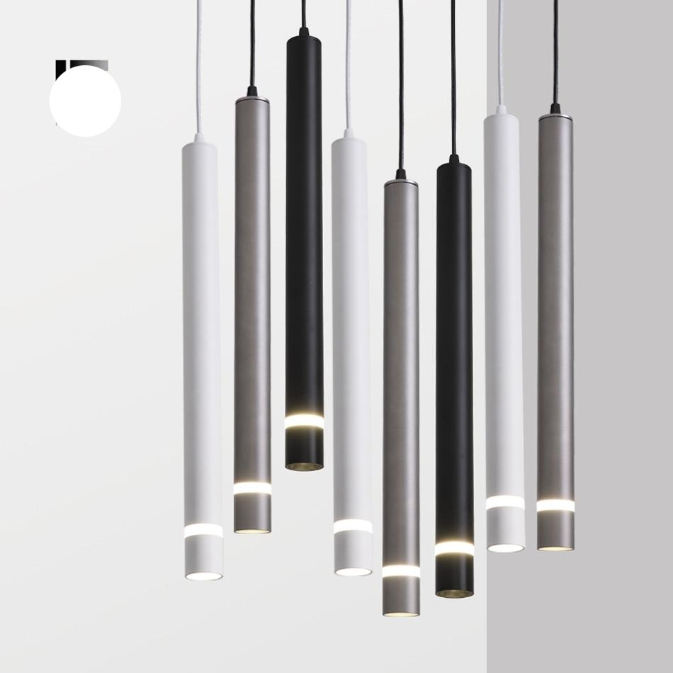 Tube Cylinder Pipe Pendant Light